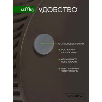 Стакан для зубных щёток Lemer Koa полирезин цвет черный