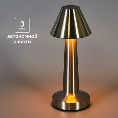 Настольная лампа светодиодная Tendenza TZ-LL010 регулируемый белый свет цвет хром