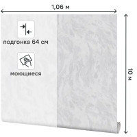 Обои флизелиновые Palitra Home Pro-Fleur зеленые 1.06 м HC31222-17A
