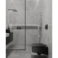 Глазурованный керамогранит Arcadia Ceramica Anty Sky Grey Glossy 60x60 см 1.44 м² глянцевый цвет светло-серый