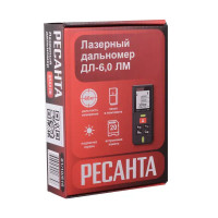 Дальномер лазерный Ресанта ДЛ-6.0, 60 м