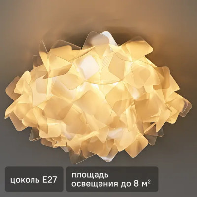 Люстра потолочная Modern Souffle FR5498CL-03W 3 лампы 8 м² цвет белый