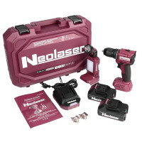Дрель-шуруповерт аккумуляторная бесщеточная Neolaser NCDB-50-T, 20 В Li-ion 2x2.5 Ач фонарь в комплекте