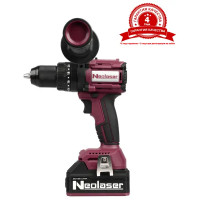 Дрель-шуруповерт аккумуляторная бесщеточная Neolaser NCDB-170, 20 В Li-ion 2x4 Ач