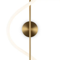 Светильник настенный светодиодный бра Fancy FR6059WL-L28BS цвет латунь