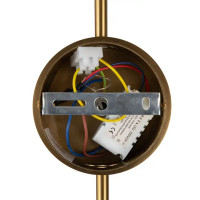 Светильник настенный светодиодный бра Fancy FR6059WL-L28BS цвет латунь