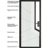 Дверь входная металлическая Спец Pro 86x206 см правая букле