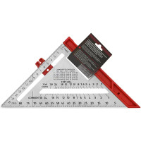 Угольник многофункциональный 6в1 Vertextools 3046-2, 180 мм