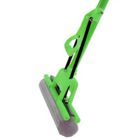 Швабра для пола с отжимом пластик 115 см