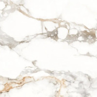 Глазурованный керамогранит Eternal Arascato Carrara 60x60 см 1.44 м² глянцевый цвет серо-белый