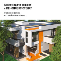 Экструдированный пенополистирол XPS Penoplex Стена Т-15 50 мм 585x1185 мм 0.69 м²