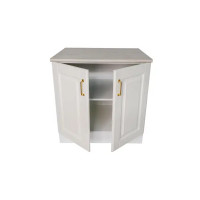 Кухонный шкаф напольный Лача 80x85x60 см МДФ цвет ванильный