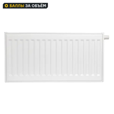 Радиатор панельный Neolaser Ventil Compact 22 300x600 нижнее правое подключение сталь белый