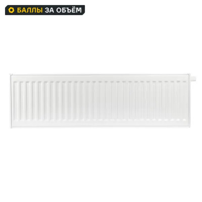 Радиатор панельный Neolaser Ventil Compact 22 300x1000 нижнее правое подключение сталь белый