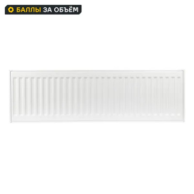Радиатор панельный Neolaser Compact 22 300x1000 боковое подключение сталь белый