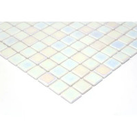 Мозаика Pietra Opalescen Blanco стекломасса 31.1x4.9 см цвет белый