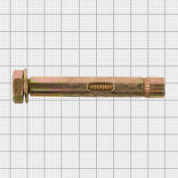 Анкерный болт 12x80 мм оцинкованный