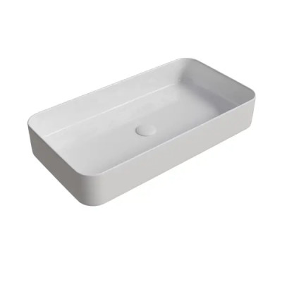 Раковина Slim Square 70 накладная на столешницу 71x37 см