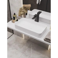 Раковина Slim Square 70 накладная на столешницу 71x37 см