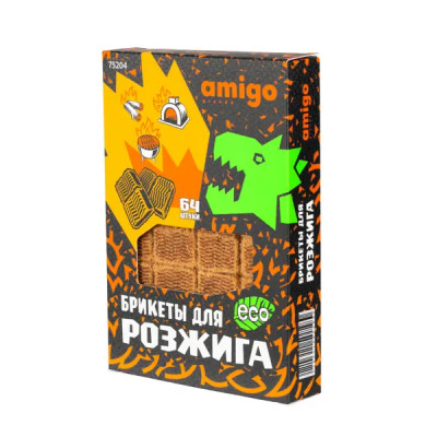 Брикеты для розжига Amigo 75204 64 шт.