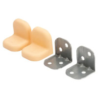 Угол крепежный 26x26x28 мм бук 2 шт.