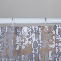Штора для ванной Iddis Concrete LM06P18i11 200x180 см полиэстер цвет серый