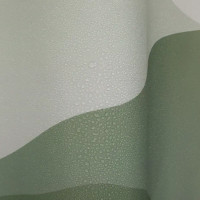 Штора для ванной Iddis Olive LM11P18i11 200x180 см полиэстер цвет белый/зеленый