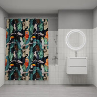 Штора для ванной Iddis Jungle LM12P18i11 200x180 см полиэстер цвет разноцветный