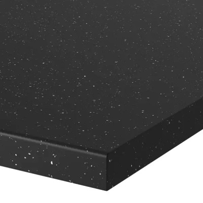 Столешница Найт 240x60x2 см искусственный камень цвет чёрный