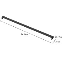 Штанга для шкафа Лион 76.8 см металл цвет черный