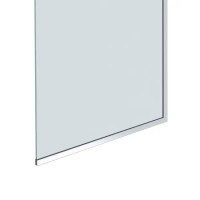 Ширма на ванну Mebelvann 70x130 см прозрачное стекло профиль хром