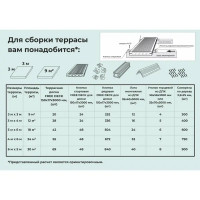 Террасная доска ДПК Freedeck цвет Венге 3000x150x17 мм вельвет 0.45 м²