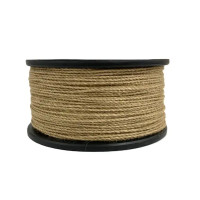 Веревка джутовая Сибшнур 4 мм 500 м цвет бежевый/коричневый