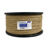 Веревка джутовая Сибшнур 4 мм 500 м цвет бежевый/коричневый