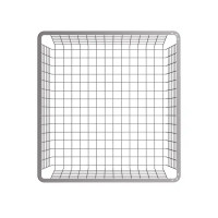 Корзина проволочная Лион 54.2x51.1x18.5 см цвет серый