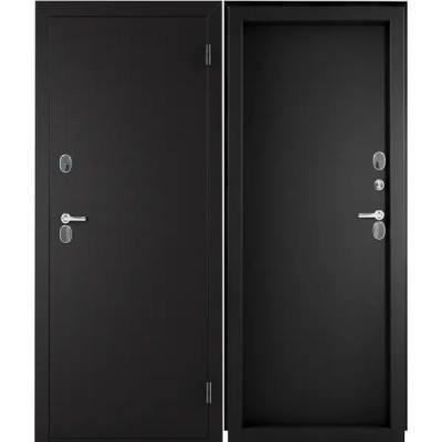 Дверь входная металлическая Фрост 88x205 см правая букле серый