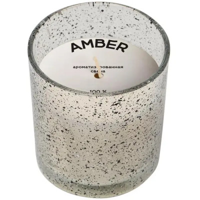 Свеча ароматическая Amber 8 см цвет разноцветный