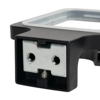 Дозатор для жидкого мыла Swensa Lucid SWR-5400-04-BLK, подвесной, цвет прозрачный/черный