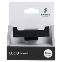 Крючок Swensa Lucid SWR-5400-01-BLK, металл, цвет черный