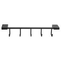 Вешалка Swensa Lucid SWR-5400-11-BLK, металл, 5 крючков, цвет черный