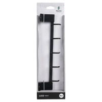 Вешалка Swensa Lucid SWR-5400-11-BLK, металл, 5 крючков, цвет черный