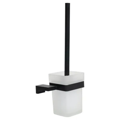 Ёршик для унитаза Swensa Lucid SWR-5400-08-BLK, подвесной, цвет прозрачный/черный