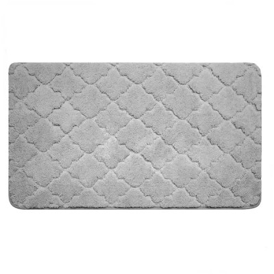 Коврик для ванной Bath Plus Лана 70x120 см цвет серый
