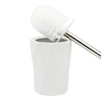 Ёршик для унитаза Bath Plus Latte W-CE1609A-TOH керамика цвет белый
