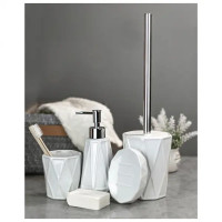 Ёршик для унитаза Bath Plus Latte W-CE1609A-TOH керамика цвет белый