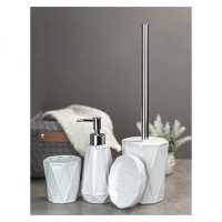 Ёршик для унитаза Bath Plus Latte W-CE1609A-TOH керамика цвет белый