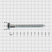 Болты сантехнические Глухарь оцинкованные 10x100 мм