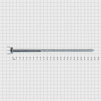 Болты сантехнические Глухарь оцинкованные 10x240 мм