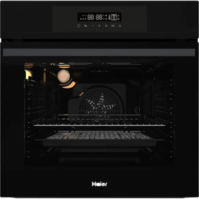 Электрический духовой шкаф Haier HOX-FP3AGB 59.5x59.5x56.7 см конвекция цвет черный