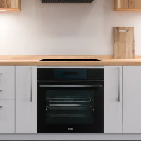 Электрический духовой шкаф Haier HOX-FP3AGB 59.5x59.5x56.7 см конвекция цвет черный